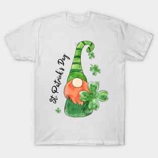 Gnome. St patrick's day.Clover T-Shirt